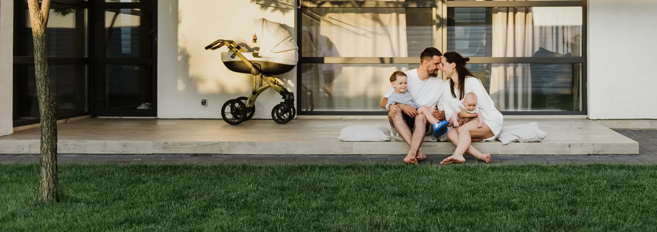 family outside